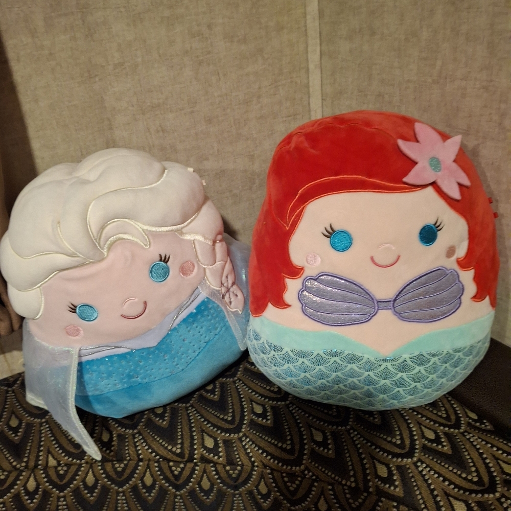 Disney Red and Blue Plush Tsum Tsum Collection